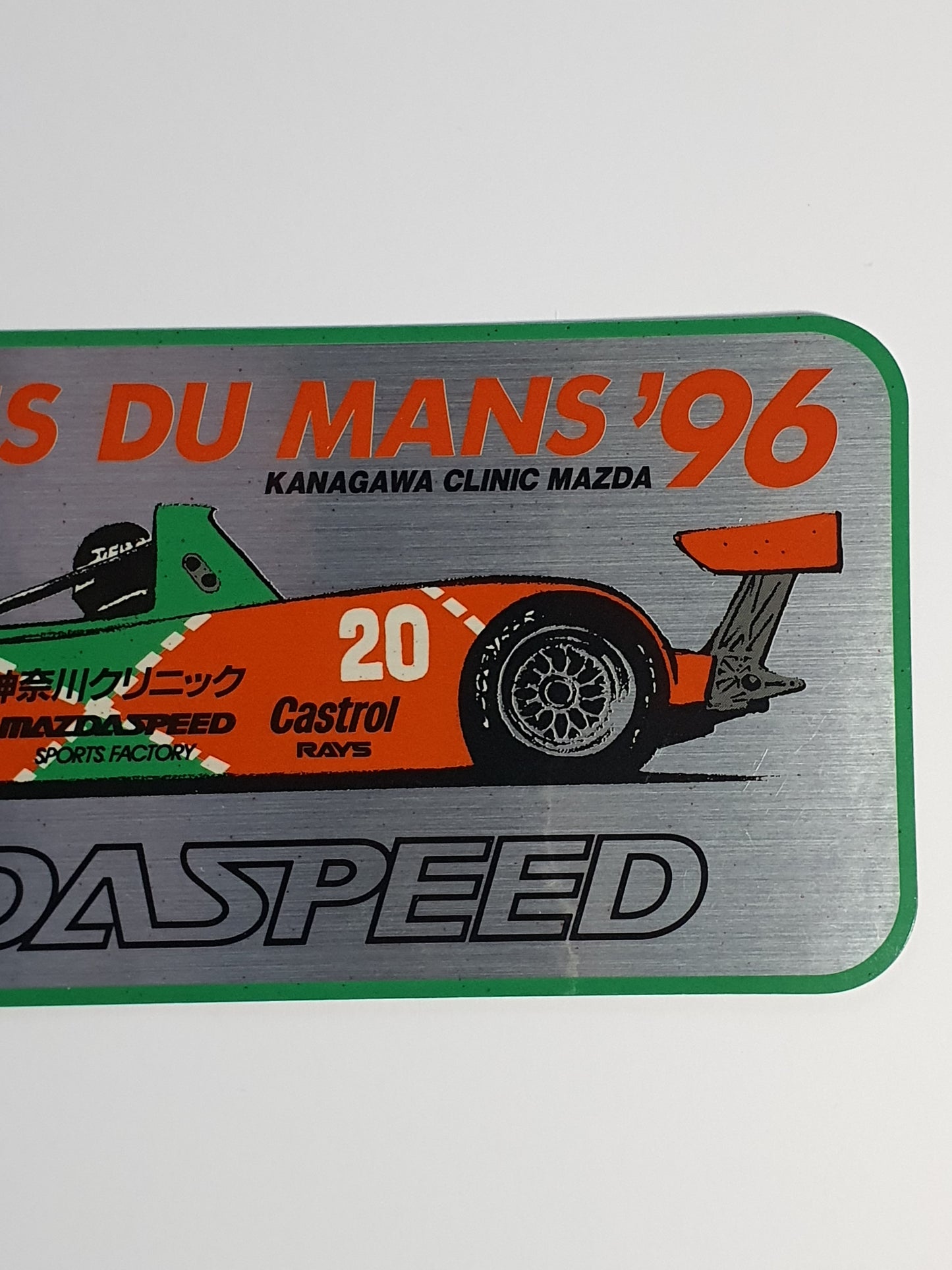 Genuine Mazdaspeed 1996 Kudzu LeMans 24Hr Sticker
