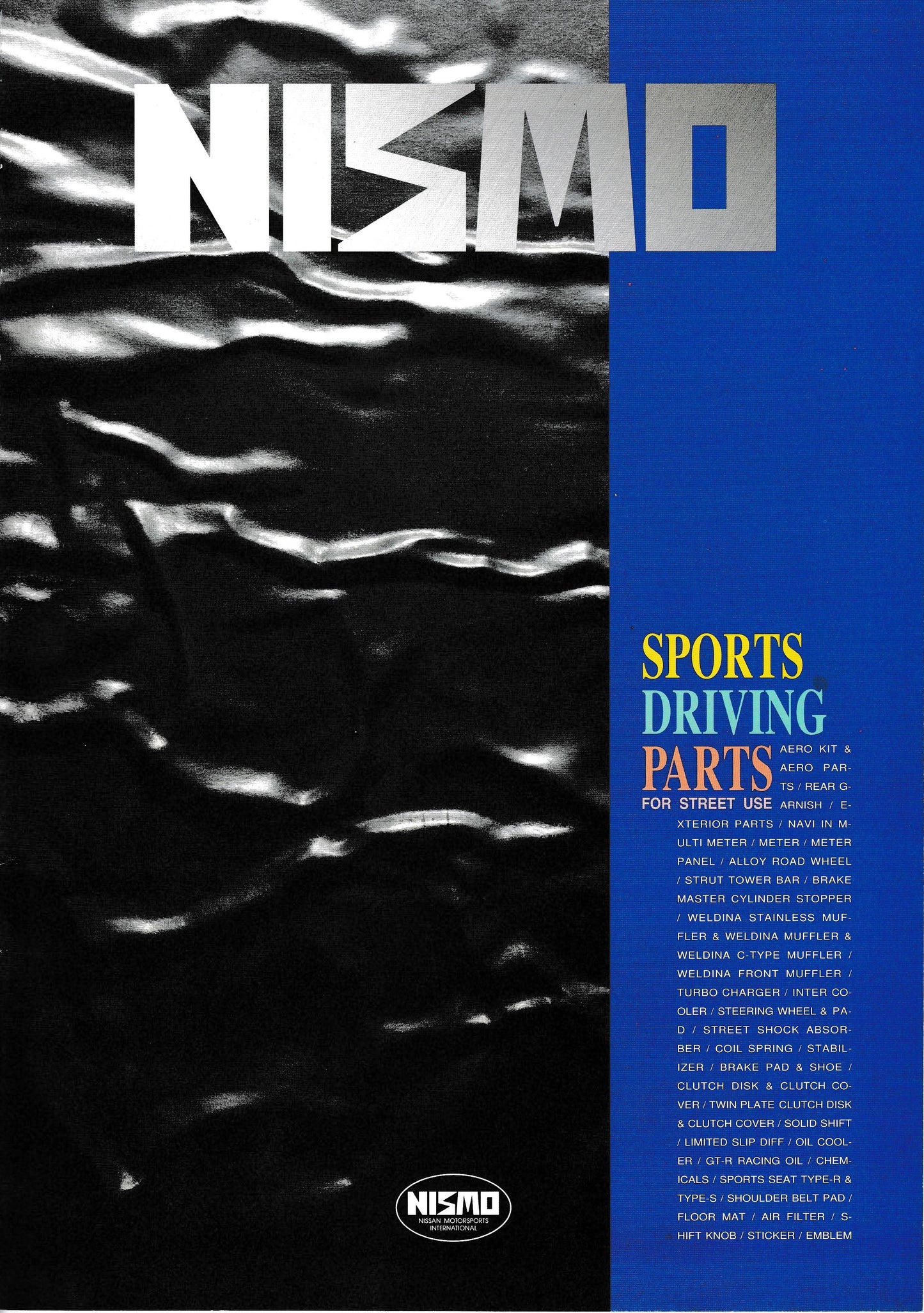 Nissan NISMO Sports Driving Parts Brochure