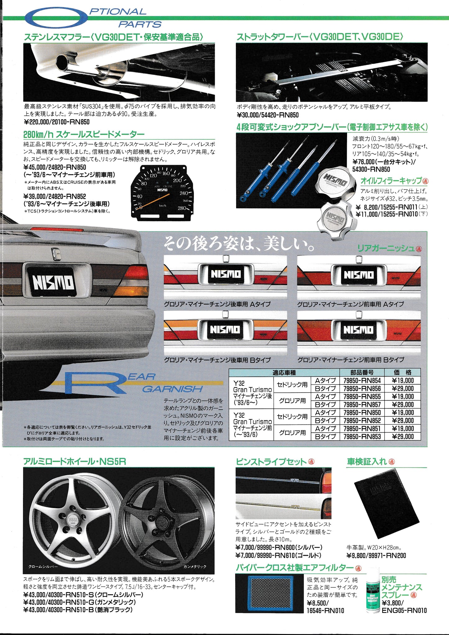 Nissan Cedric Y32 GranTurismo NISMO Brochure Type1