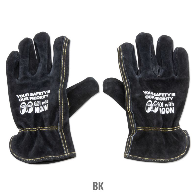 Mooneyes Leather Work Gloves