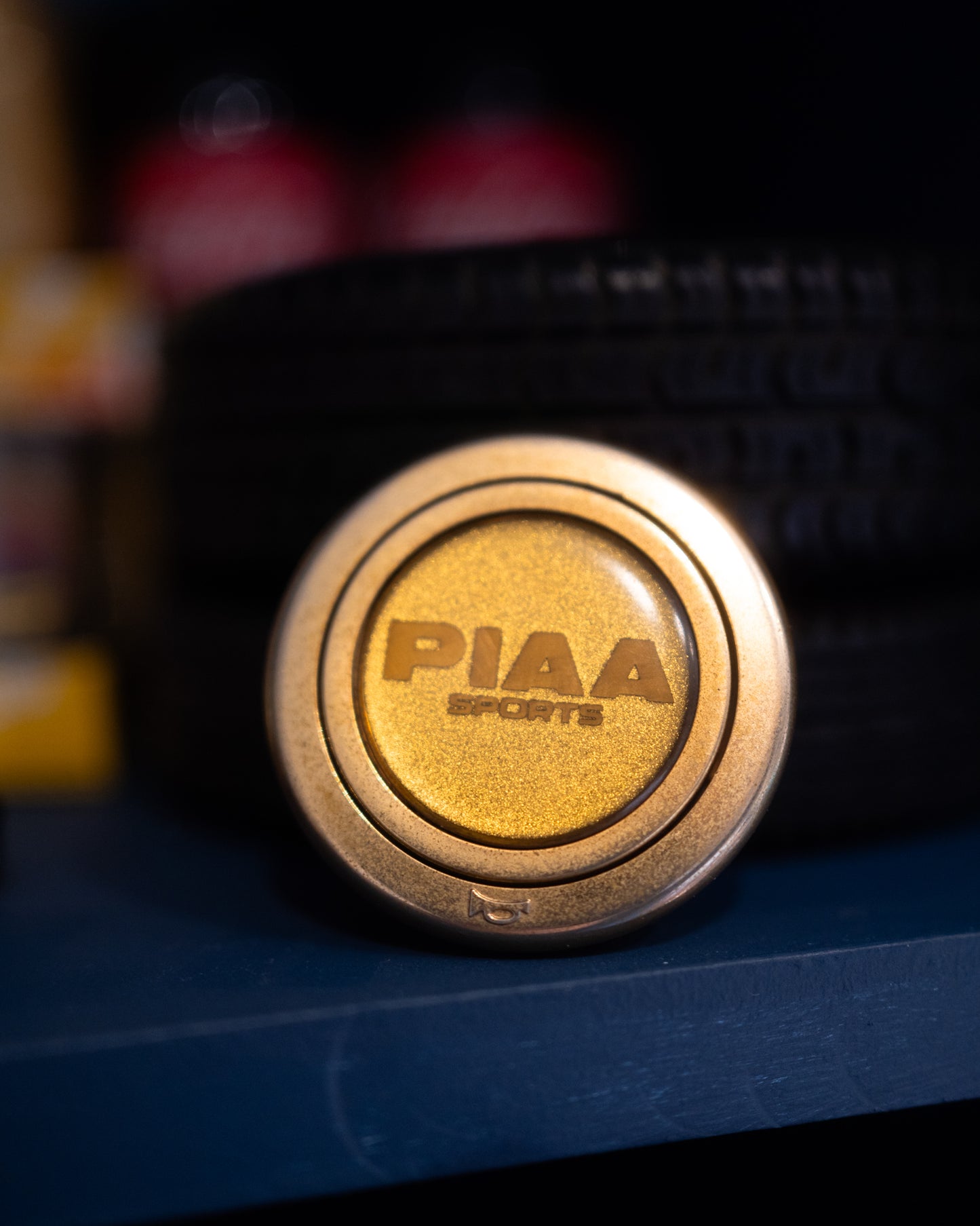 PIAA Gold/Gold Horn Button