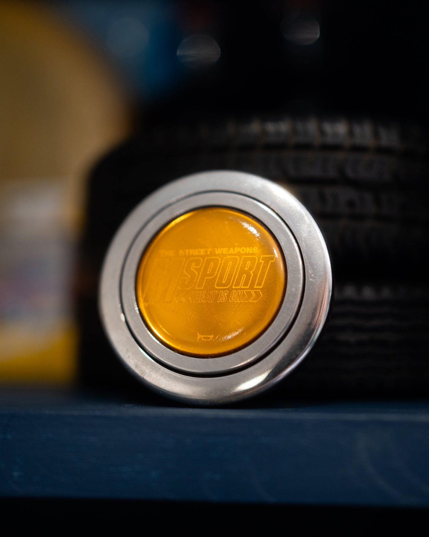 M.Sport Silver/Gold Horn Button