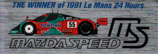 Genuine 1991 Le Mans 24Hrs Mazdaspeed 787B Sticker