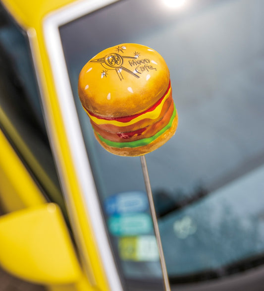 Mooneyes Burger Antenna Topper