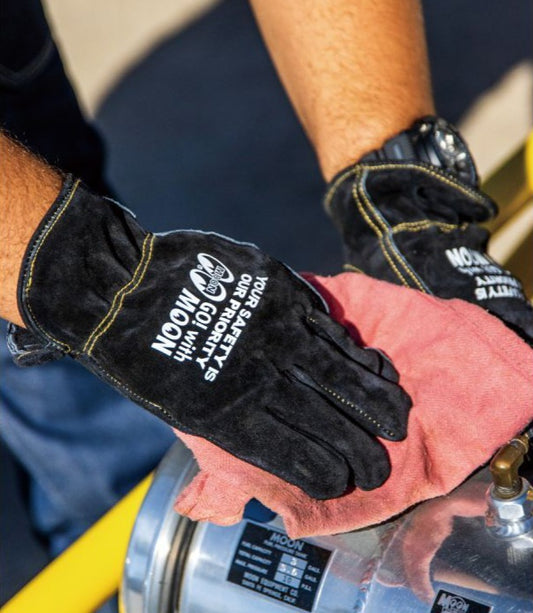 Mooneyes Leather Work Gloves