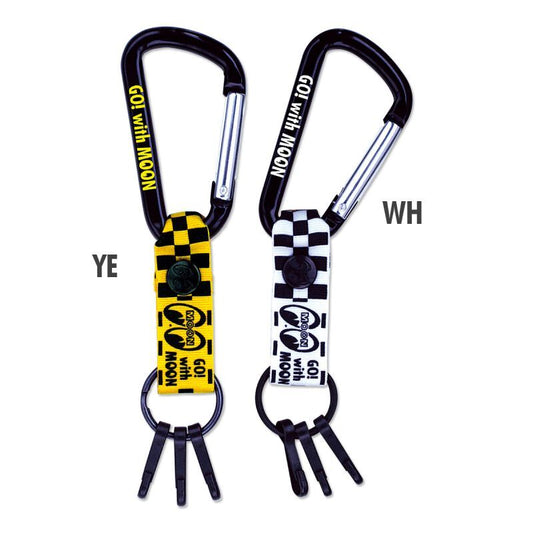 Mooneyes Chequered Keyring