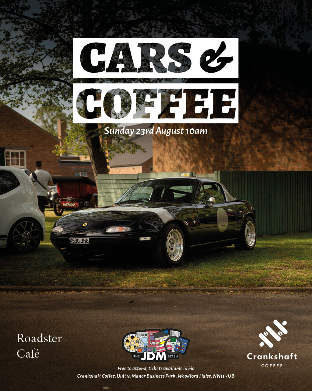 Roadster Cafe x TheJDMStash Cars and Coffee Meet